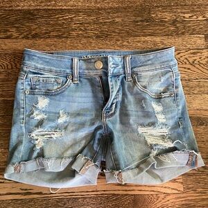 American eagle midi shorts